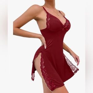 NWT short sexy lace lightweight lingerie size small